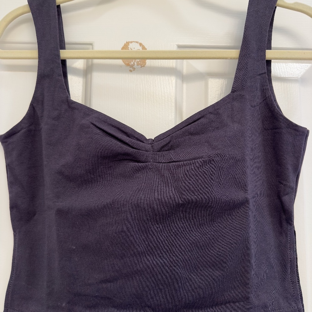 Size small, navy blue, tank top